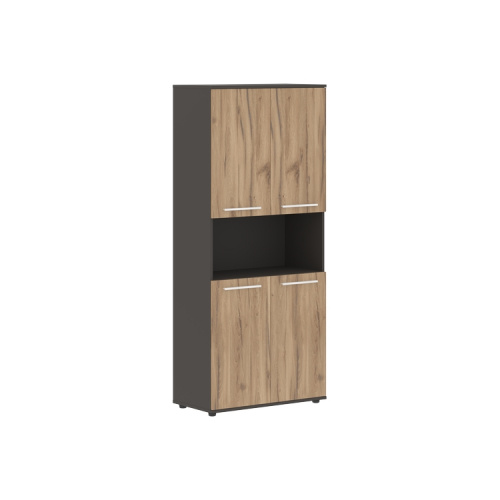 Шкаф с 2-мя комплектами глухих малых дверей EDIS EHCS 85.4 фото 16