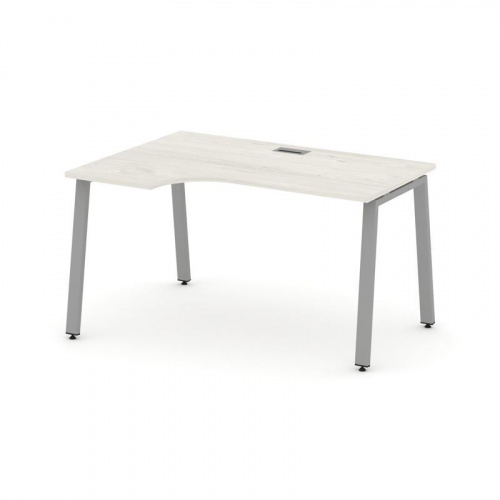 Style Project Стол рабочий эргоном. SN-6A.SPA-002(L) Дуб Наварра/Металл Белый 1580*600/980*750 фото 12 Style Project Стол рабочий эргоном. SN-6A.SPA-002(L) Дуб Наварра/Металл Белый 1580*600/980*750 фото 12