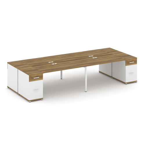 Бенч-система на 4 места с 2 опорными тумбами Concept CN.DRS-431 фото 8