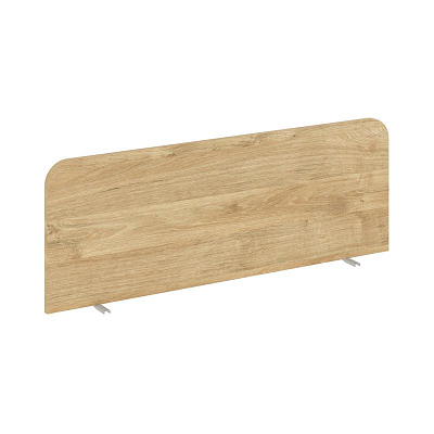 Настольный Экран фронтальный UNE.DEKRF-402.16 Тиквуд Светлый/Металл Серый 1180*16*425