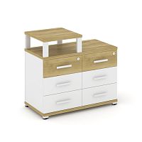 Тумба приставная с 6 ящиками Concept CN.TSP-008 W