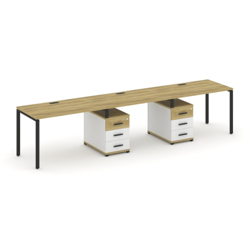 Бенч-система на 3 места с 2 опорными тумбами Concept CN.ORS-334 фото 6