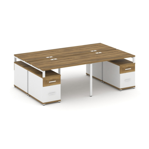 Бенч-система на 4 места с 2 опорными тумбами Concept CN.DRS-330 фото 8 Бенч-система на 4 места с 2 опорными тумбами Concept CN.DRS-330 фото 8