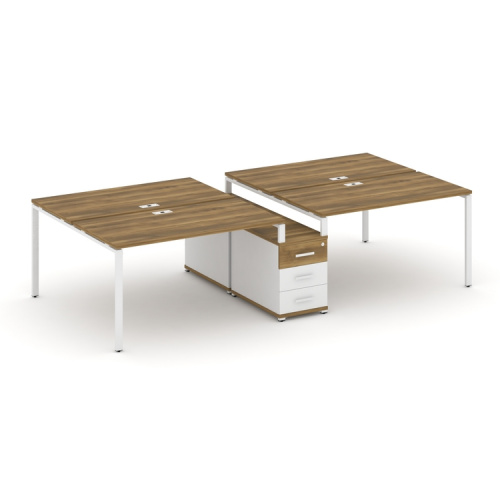 Бенч-система на 4 места с опорной тумбой Concept CN.DRS-311 фото 8