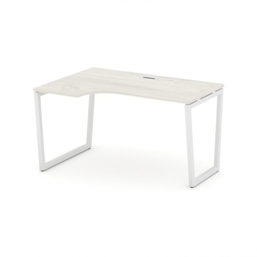 Style Project Стол рабочий эргоном. SN-4T2.SPA-022(L) Акация Лорка/Металл Антрацит/Заглушка Пластик фото 12