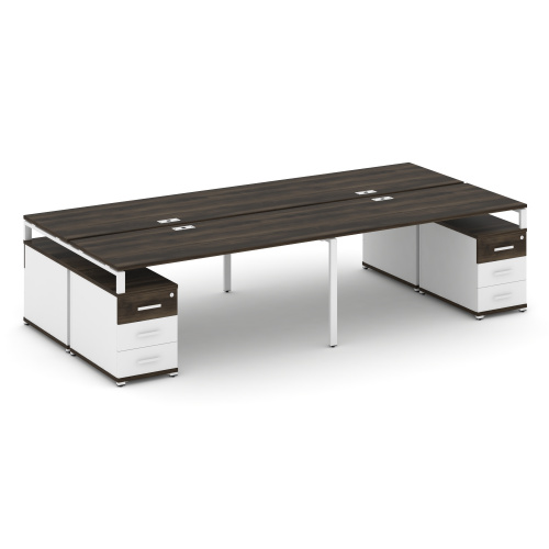 Бенч-система на 4 места с 2 опорными тумбами Concept CN.DRS-328 фото 10 Бенч-система на 4 места с 2 опорными тумбами Concept CN.DRS-328 фото 10