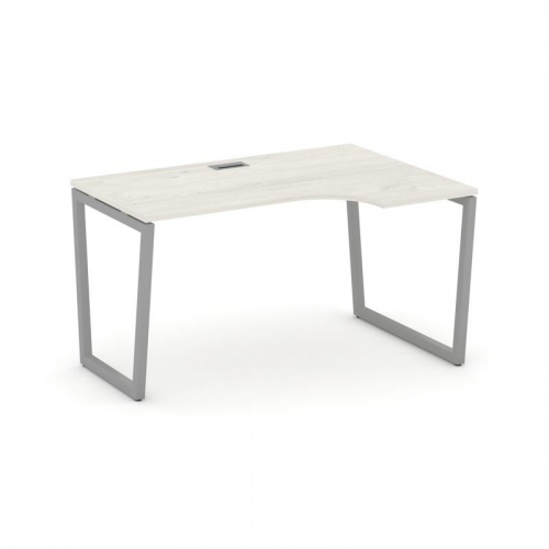 Style Project Стол рабочий эргоном. SN-4T2.SPA-001(R) Акация Лорка/Металл Антрацит/Заглушка Пластик фото 11