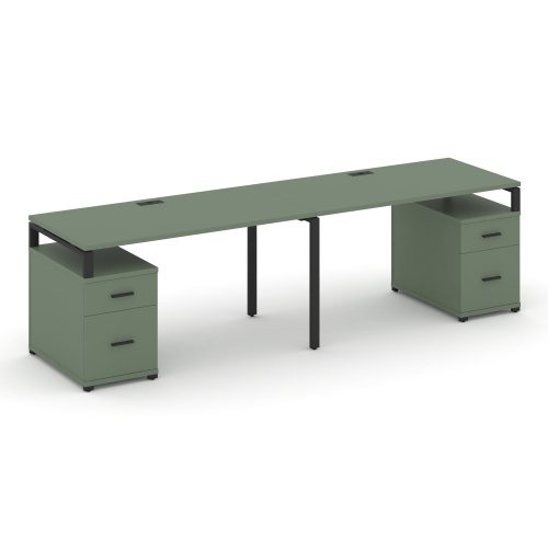 Бенч-система на 2 места с 2 опорными тумбами Concept CN.ORS-324