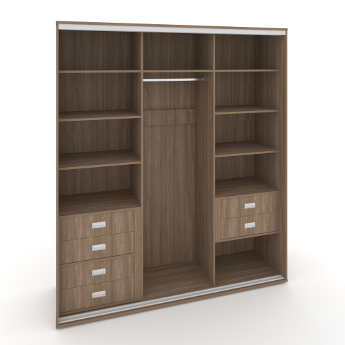 Корпус 3-х секционного шкафа высокого L=2519мм Maris SH.K3-7.1 K7 фото 6