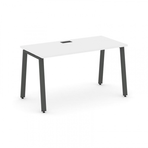 Style Project Стол письменный SN-6A.SP-003 Антрацит/Металл Белый 1380*600*750 фото 19