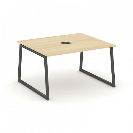 Style Project Стол переговорный SN-4T1.SPRG-033 Акация Лорка/Металл Антрацит/Заглушка Металл Антраци