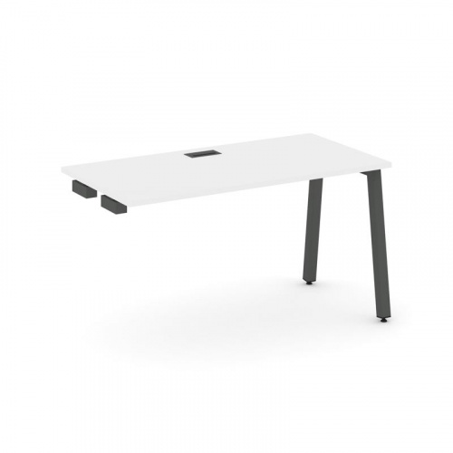 Style Project Стол-приставка к опор. элем. SN-5A.OPRS-014 Дуб Наварра/Металл Белый 1580*700*750 фото 24