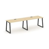 Style Project Рабочая станция 1 сторон. SN-6T1.ORS-022 Акация Лорка/Металл Антрацит/Заглушка Пластик