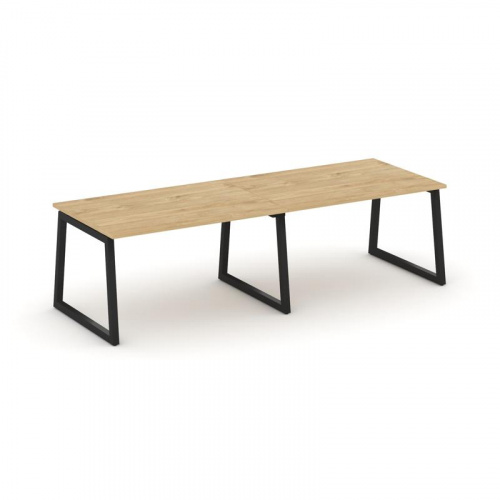 Style Project Стол переговорный SN-5T1.SPRG-011.3 Акация Лорка/Металл Антрацит 1960*980*750 фото 2 Style Project Стол переговорный SN-5T1.SPRG-011.3 Акация Лорка/Металл Антрацит 1960*980*750 фото 2