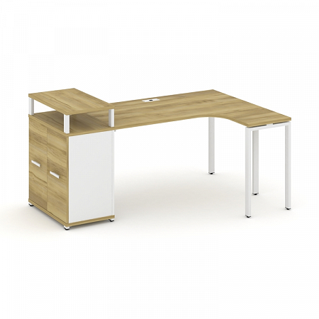 Стол эргономичный с опорным распашным шкафом Concept CN.SA-211(R)