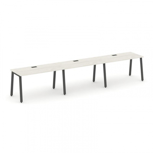 Style Project Рабочая станция 1 сторон. SN-6A.ORS-031 Вяз Благородный/Металл Белый 2940*600*750 фото 26