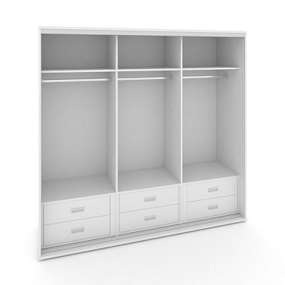 Корпус 3-х секционного шкафа низкого L=2669мм Maris SH.K3-8.2 K4