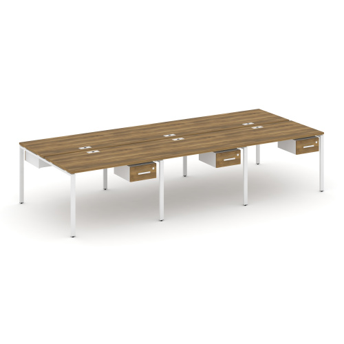 Бенч-система на 6 мест с подвесными тумбами Concept CN.DRS-150 фото 8