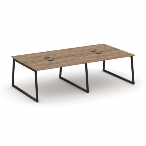 Style Project Рабочая станция 2-х сторон. SN-4T1.DRS-044 Акация Лорка/Металл Антрацит/Заглушка Пласт фото 5