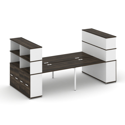 Бенч-система с опорными распашными шкафами Concept CN.DRS-274 фото 10 Бенч-система с опорными распашными шкафами Concept CN.DRS-274 фото 10