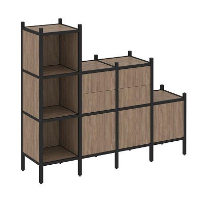 Стеллаж офисный прямой Loft VR.L-17