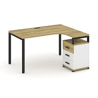 Стол эргономичный с опорной тумбой Concept CN.SA-305(R)