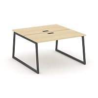 Style Project Рабочая станция 2-х сторон. SN-4T1.DRS-002 Акация Лорка/Металл Антрацит/Заглушка Пласт