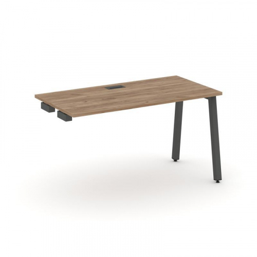 Style Project Стол-приставка к опор. элем. SN-5A.OPRS-014 Дуб Наварра/Металл Белый 1580*700*750 фото 23