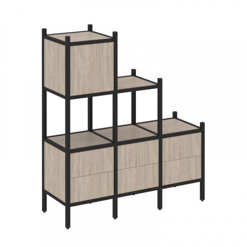 Стеллаж офисный прямой Loft VR.L-12 фото 3 Стеллаж офисный прямой Loft VR.L-12 фото 3