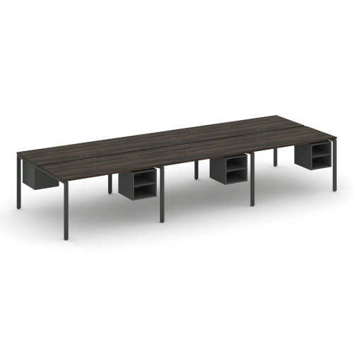 Бенч-система на 6 мест с подвесными тумбами Concept CN.DRS-148 фото 3 Бенч-система на 6 мест с подвесными тумбами Concept CN.DRS-148 фото 3