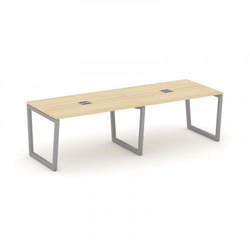 Style Project Стол переговорный SN-5T2.SPRG-014 Акация Лорка/Металл Антрацит/Заглушка Металл Антраци фото 20