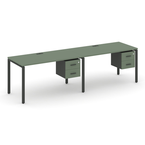 Бенч-система на 2 места с подвесными тумбами Concept CN.ORS-113 фото 2 Бенч-система на 2 места с подвесными тумбами Concept CN.ORS-113 фото 2