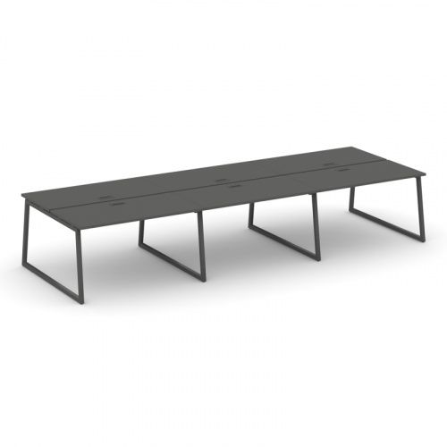 Style Project Рабочая станция 2-х сторон. SN-4T1.DRS-084 Акация Лорка/Металл Антрацит/Заглушка Пласт фото 14