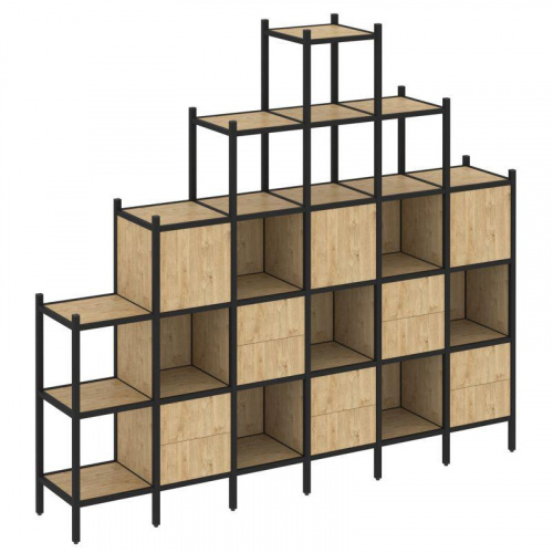 Стеллаж офисный прямой Loft VR.L-24 фото 7 Стеллаж офисный прямой Loft VR.L-24 фото 7