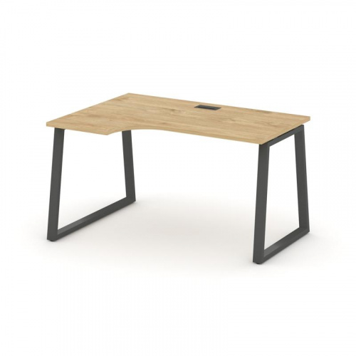 Style Project Стол рабочий эргоном. SN-6T1.SPA-001(L) Акация Лорка/Металл Антрацит/Заглушка Пластик фото 22