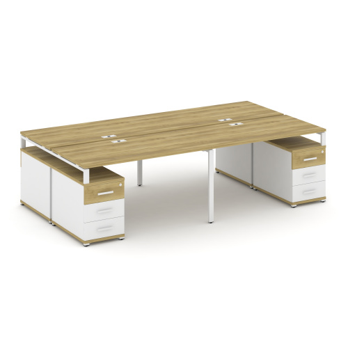 Бенч-система на 4 места с 2 опорными тумбами Concept CN.DRS-327 фото 11