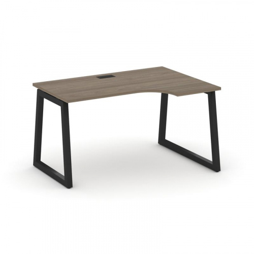 Style Project Стол рабочий эргоном. SN-5T1.SPA-002(R) Акация Лорка/Металл Антрацит/Заглушка Пластик фото 7 Style Project Стол рабочий эргоном. SN-5T1.SPA-002(R) Акация Лорка/Металл Антрацит/Заглушка Пластик фото 7