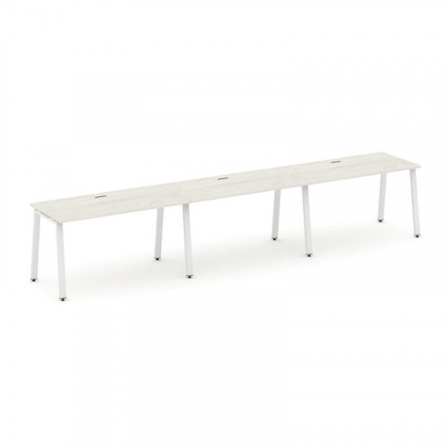 Style Project Рабочая станция 1 сторон. SN-6A.ORS-031 Вяз Благородный/Металл Белый 2940*600*750 фото 23