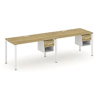 Бенч-система на 2 места с подвесными тумбами Concept CN.ORS-119