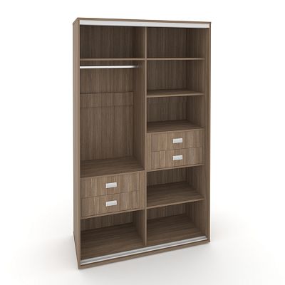 Корпус 2-х секционного шкафа высокого L=1200мм Maris SH.K2-2.1 K5