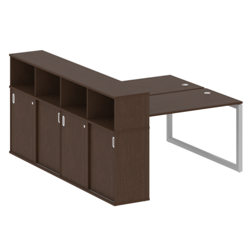 Бенч-система с шкафом-купе на О-обр. м/к Metal System Quattro 50БО.РС-СШК-4.3 фото 8