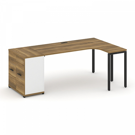 Стол эргономичный с опорным распашным шкафом Concept CN.SA-210(R)