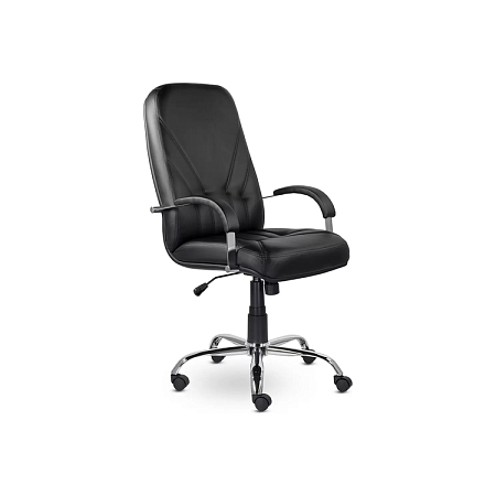 Кресло руководителя Комо (Хром) (Натуральная кожа)