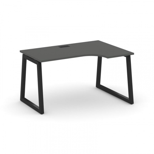 Style Project Стол рабочий эргоном. SN-5T1.SPA-002(R) Акация Лорка/Металл Антрацит/Заглушка Пластик фото 8 Style Project Стол рабочий эргоном. SN-5T1.SPA-002(R) Акация Лорка/Металл Антрацит/Заглушка Пластик фото 8