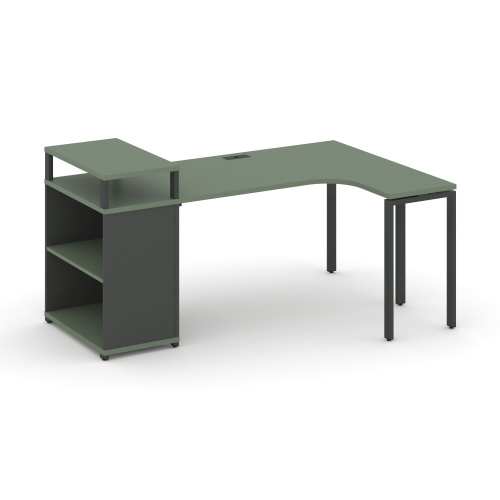 Стол эргономичный с опорным стеллажом Concept CN.SA-203(R) Стол эргономичный с опорным стеллажом Concept CN.SA-203(R)