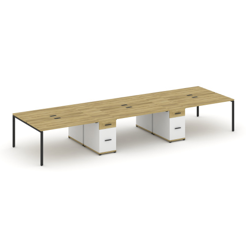 Бенч-система на 6 мест с 2 опорными тумбами Concept CN.DRS-455 фото 6