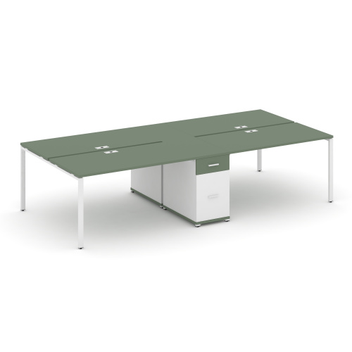 Бенч-система на 4 места с 1 опорной тумбой Concept CN.DRS-421 фото 5 Бенч-система на 4 места с 1 опорной тумбой Concept CN.DRS-421 фото 5