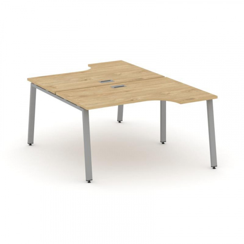 Style Project Рабочая станция эргоном. SN-6A.DRPA-011 Дуб Наварра/Металл Антрацит 1380*1432/1992*750 фото 10