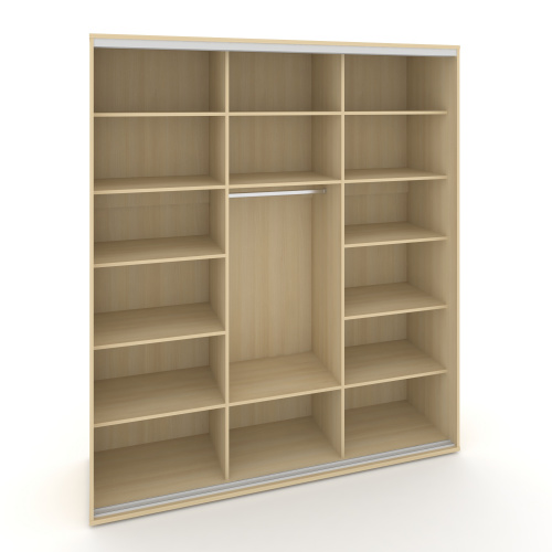 Корпус 3-х секционного шкафа высокого L=1769мм Maris SH.K3-2.1 K4