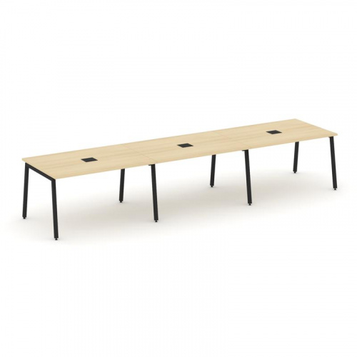 Style Project Стол переговорный SN-4A.SPRG-022 Дуб Наварра/Металл Антрацит 3540*980*750 фото 5